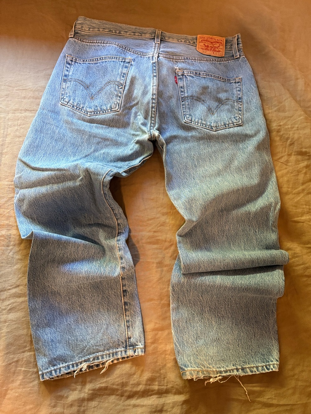 Vintage blue denim Levi’s 501 jeans - 36w x 30l - 100% cotton